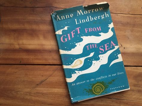 Gift from the Sea Anne Morrow Lindbergh, Gift From The Sea, Book Bucket List, Sea Drawing, Charles Lindbergh, Book Bucket, Hardcover Books, Math Books, Play Book