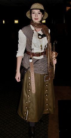 Steampunk Archeologist, Octavia Costume, Steampunk Safari, Steampunk Adventurer, Explorer Costume, Steampunk Woman, Steampunk Items, Steampunk Women, Dapper Day