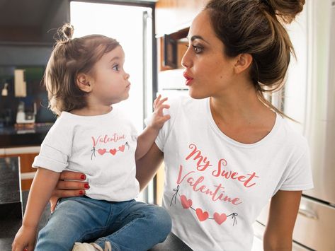 Excited to share the latest addition to my #etsy shop: Mommy and me outfit, My sweet valentine, Mom and toddler shirt, Mom matching shirt, Valentine's Day shirt #valentinesday #momandme #momandtoddler #mommyandme #matchingoutfits https://etsy.me/3VMyUfE Mother Daughter Matching Shirts, Mama T Shirts, Mother Daughter Shirts, My Squad, Mom Of Boys Shirt, Mommy And Me Shirt, Daughters Shirt, Mommy Daughter, Girl Toddler