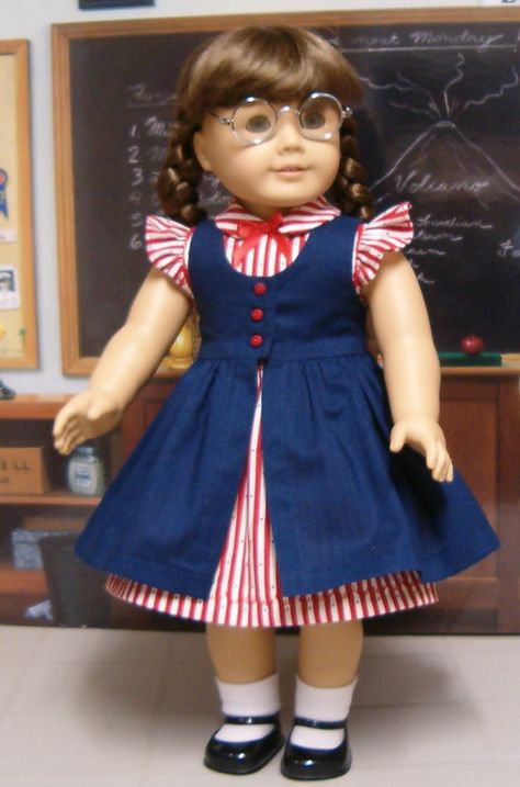 Plaid Dresses, Куклы American Girl, American Girl Dress, American Girl Doll Clothes Patterns, Kids Frocks Design, Sewing Doll Clothes, American Doll Clothes