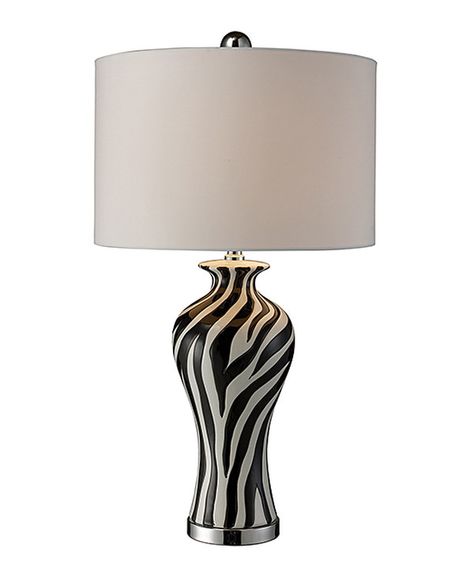 Look at this Black Vase Deco, Chrome Table Lamp, Cool Lamps, Contemporary Table Lamps, White Lamp, White Table Lamp, Led Table Lamp, Ceramic Table Lamps, Ceramic Table