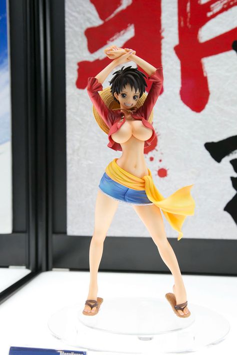 One Piece - Monkey D. Luffy - Excellent Model - Portrait of Pirates I.R.O - Portrait Of Pirates Limited Edition - 1/8 (MegaHouse) | MyFigureCollection.net One Piece Waifus, One Piece Figurines, Luffy Girl, Female Luffy, Fem Luffy, One Piece Female, One Piece Pirates, One Piece Figures, Beard Wallpaper