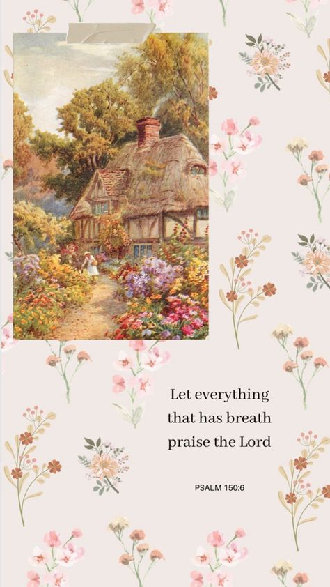 #homemaker #wallpaper #homemakerwallpaper #christianwallpaper #flowers #flowerwallpaper #aesthetic #cottagecore #cottagecorewallpaper Cottagecore Christian, Pink Cottagecore Aesthetic, Cottage Core Wallpaper, Pink Cottagecore, Psalm 150, Aesthetic Cottagecore, Gray Aesthetic, Jesus Is Life, Cottagecore Aesthetic