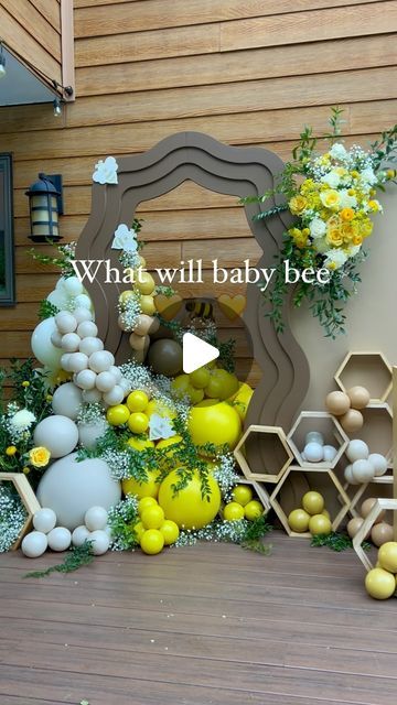 Allison Ocak on Instagram: "What will baby bee 💛🐝💛  Absolutely loved creating this for my beautiful sister in law and brother!!  What an amazing day for us all!  Congratulations Sarah & Danny! We love you and can't wait to meet the baby! @sjcruzz @danielsagetv  Backdrops were exactly what I envisioned @symmetryeventsolutions Thank you!!!  Dennis @flores_in_sole thank you for helping me get such beautiful flowers to work with!   #baby #genderreveal #whatwillbabybee #familytime" Baybee Shower, What Will Baby Bee, Amazing Day, Baby Bee, Sister In Law, Family Time, Gender Reveal, Beautiful Flowers, Bee