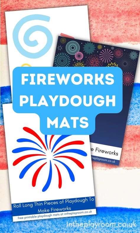 Fireworks Activities, Playdough Creations, Fireworks Craft, Free Homeschool Printables, Playdough Activities, Playdough Mats, Free Printable Activities, Printables Free Kids, Homeschool Printables