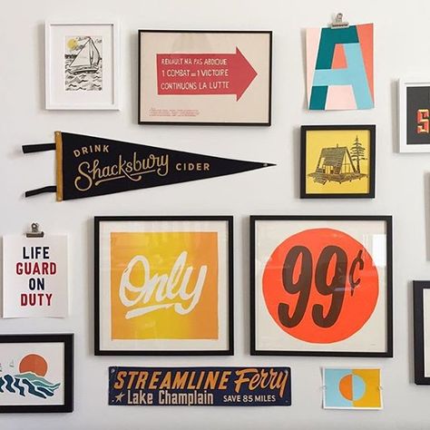 Art Inspo for the Apt - Inspiration wall at @scoutshonorco, featuring a custom pennant for @Shacksbury cider. Oxford Pennant, Custom Pennants, Desk Inspiration, College Room, Felt Pennants, Pennant Banners, Inspiration Wall, 로고 디자인, American Design