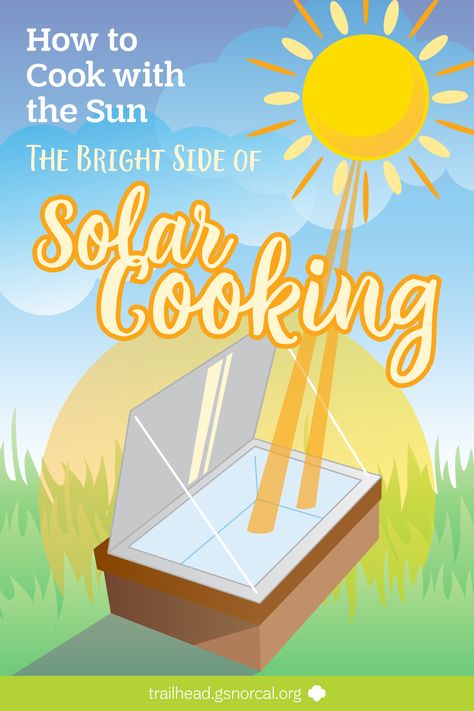 Harness the power of the sun to get your outdoor cooking done! Covering easy-to-make solar cooker kits, tips and technique, and recipe alterations, the Girl Scouts are making a difference around the world with this innovative and green cooking method. Solar Oven Recipe, Sun Oven, Anime Template, Solar Cooking, Solar Cooker, Moving Mountains, Meeting Ideas, Solar Oven, Oven Recipe