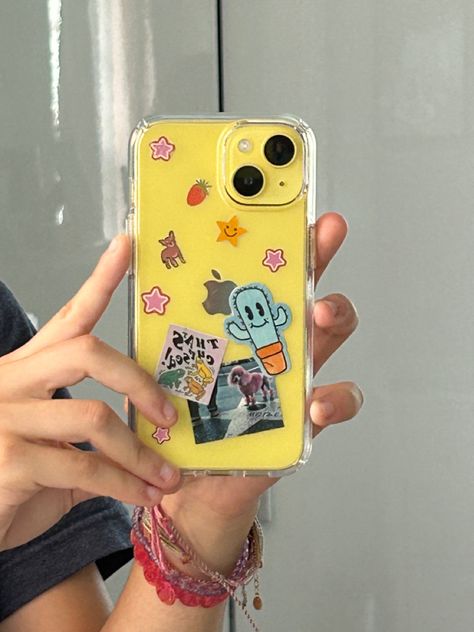 Yellow Iphone 11 Aesthetic, Yellow Phone Cases Aesthetic, Iphone 15 Yellow, Yellow Phone Aesthetic, Yellow Iphone Aesthetic, Phone Case With Stickers, Iphone 11 Yellow, Iphone 11 Aesthetic, Aesthetic Phones