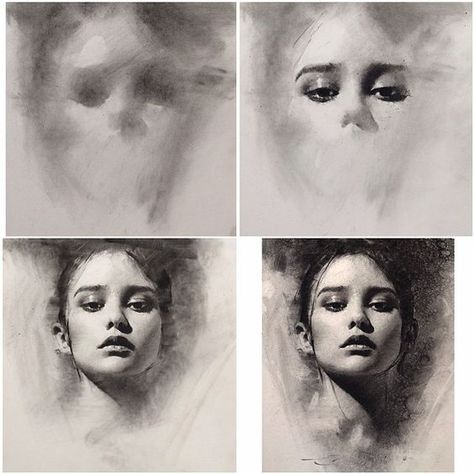 Sketches For Beginners, Charcoal Painting, Art Charcoal, Charcoal Portraits, Charcoal Art, 인물 드로잉, Charcoal Drawing, Life Drawing, Drawing Techniques