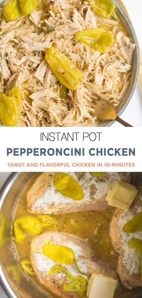 Pepperoncini Chicken, Dairy Recipes, Pepperocini Recipes, Homemade Seasonings, Ranch Seasoning, Stuffed Banana Peppers, Easy Weeknight, Whole 30 Recipes, Slow Cooker Chicken