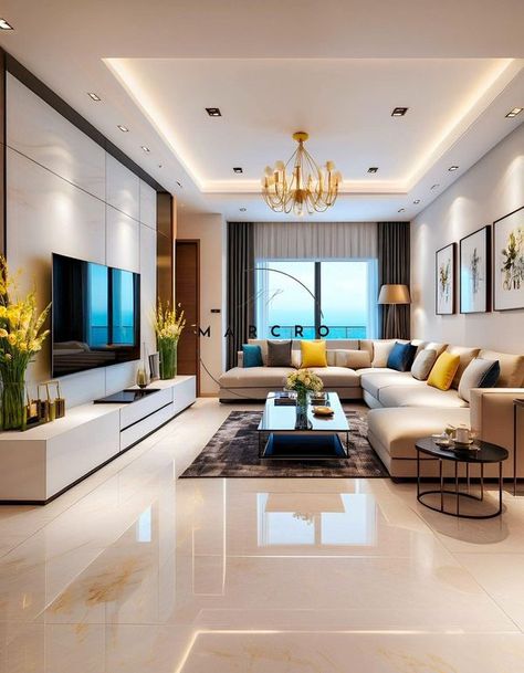 Wall Treatments Wood, Modern Luxury Aesthetic, Marble Accent Wall, Luxury Artwork, Home Hall Design, Luxury Living Room Design, Crystal Chandeliers, Hall Design, Luxury Aesthetic