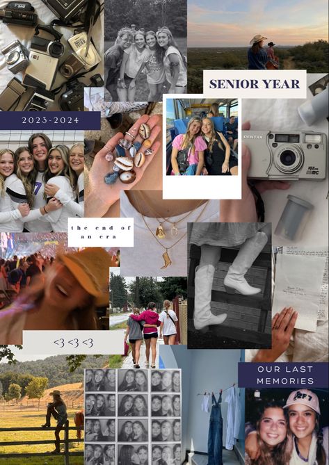 Yearbook Collage Ideas, Collage Senior Pictures, Senior Collage Ideas, Senior Year Wallpaper, Aesthetic Yearbook Ideas, Graduation Collage Ideas, Senior Ad Ideas, Senior Page Yearbook Ideas, Senior Wallpaper