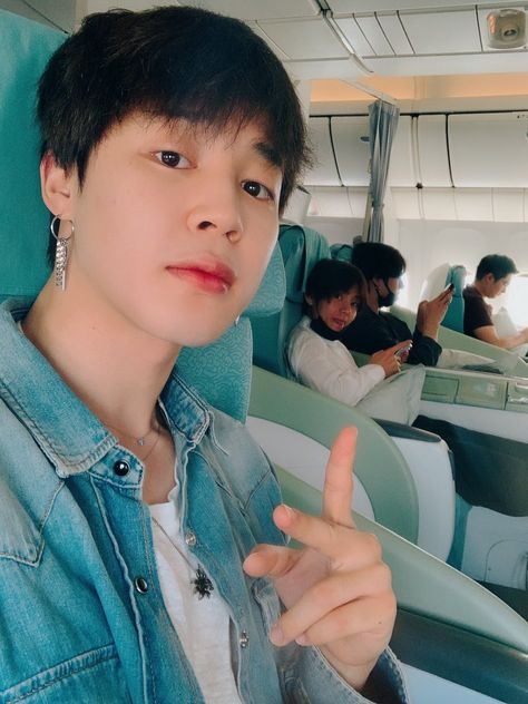 v. on Twitter: "190704  same day jimin posted some selfies from the plane with taehyung and jungkook in the background… " Jimin Selca, Shared Folder, Army Love, Bts "on", Fan Fiction, Jimin Jungkook, Rap Monster, Bts Bangtan Boy, Foto Bts