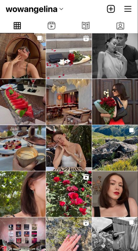 Red Insta Aesthetic, Red And Pink Instagram Feed, Red Theme Instagram, Red Aesthetic Instagram Feed, Red Ig Feed, Red Instagram Feed, Red Aesthetic Instagram, Lover Archetype, Improve Instagram