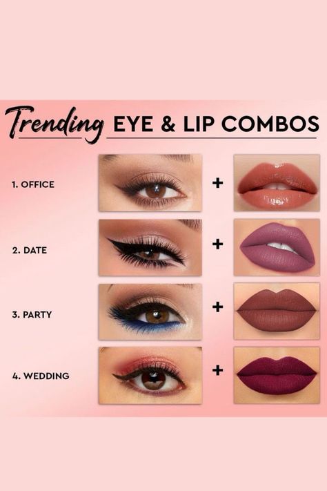 Lipstick Combo
Makeup
Eyeshadow Face Makeup Guide, Lip Combos, Makeup Order, Beginners Eye Makeup, Simple Makeup Tips, Makeup Face Charts, Eye Makeup Techniques, Makeup For Black Skin, Lip Makeup Tutorial