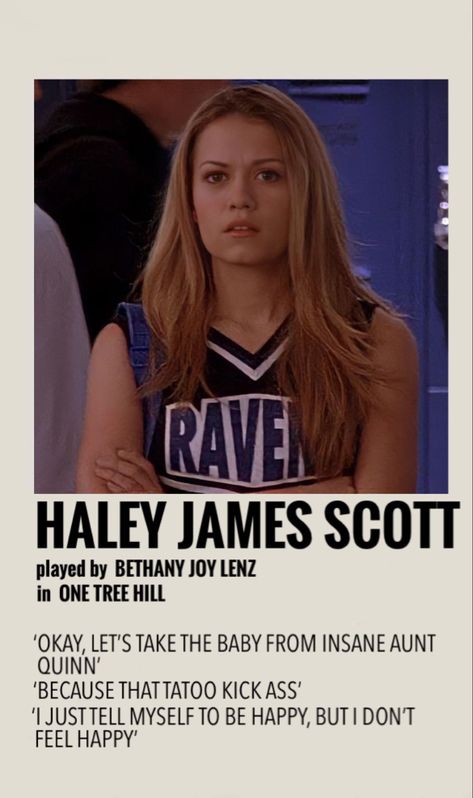 Les Freres Scott, Three Hills, Haley James, One Tree Hill Quotes, Bethany Joy Lenz, Haley James Scott, Hill Quotes, Bethany Joy, Mini Movie