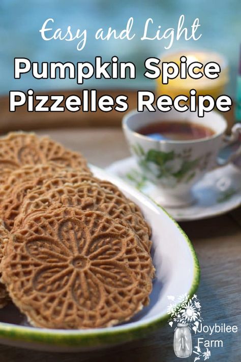 These pumpkin spice pizzelles are a light and sweet treat that is perfect for autumn enjoyment. Make extra and freeze for later consumption, or freeze and save pumpkin puree and make these amazing cookies fresh for the winter holidays. If you enjoy pumpkin spice, these light cookies are for you. Pizzelles Recipe, Cookie Texture, Photography Random, Wafer Cookie, Pizzelle Cookies, Pizzelle Recipe, Plating Food, Cookies Pumpkin, Gardening Herbs