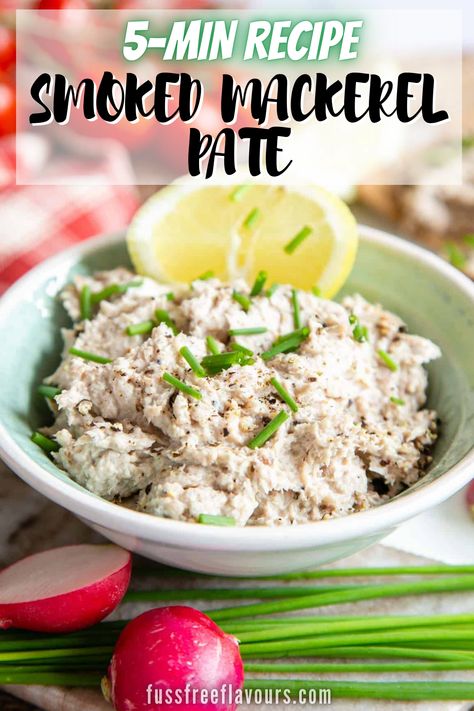 Canned Mackerel Recipes, Fish Dip Recipe, Smoked Mackerel Salad, Smoked Mackerel Pate, Mackerel Salad, Mackerel Pate, Risotto Recipes Easy, Dinner Party Dishes, Mackerel Recipes