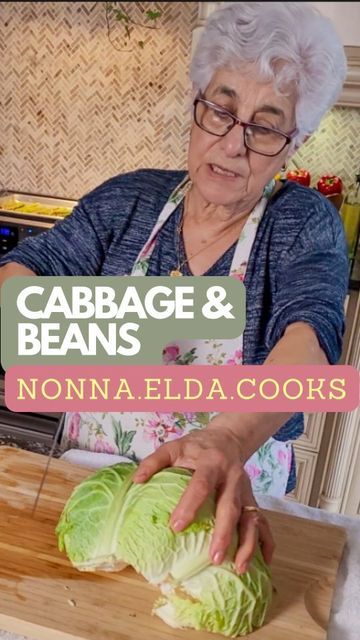 Cabbage And White Beans, Cabbage And Beans Recipes, Cabbage And Beans, Steam Cabbage, Romano Beans, Cook Cabbage, Healthy Cabbage, Purple Beans, Steamed Cabbage