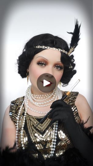 98K views · 11K reactions | 1920’s Makeup ✨ What decade should I do next? 
.
.
.
#1920s #roaring20s #makeuptransformation #trending #reels | Ella Grimmant - Makeup Artist/Content Creator | elladoesfx · Original audio Roaring 20s Makeup Gatsby, Housewife Makeup, 20s Makeup Gatsby, 1920s Makeup Gatsby, Roaring 20s Makeup, 1920s Inspired Makeup, Makeup Artist Content, 1920’s Makeup, Flapper Makeup