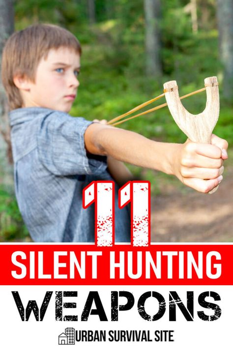 Silent hunting weapons can provide hunters with a stealthy advantage in the field. Discover 11 weapons that allow for silent hunting. Survival Skills Emergency Preparedness, Bushcraft Shelter, Off Grid Survival, Wood Projects For Kids, Survival Items, Survival Life Hacks, Cool Wood Projects, Urban Survival, Survival Techniques