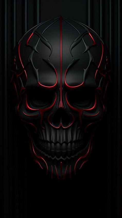 Skeleton Wallpapers, Colorful Skull Art, Black Skulls Wallpaper, Skeleton Artwork, Red And Black Wallpaper, Dark Fantasy Artwork, Skull Art Drawing, Skull Pictures, Scary Wallpaper