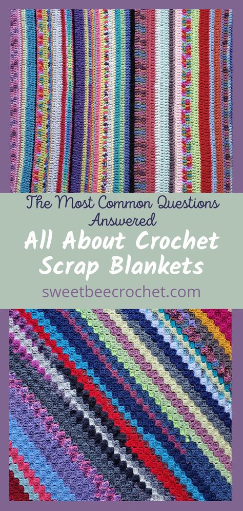 Crochet Blankets Using Scrap Yarn, Crochet Moss Stitch Scrap Blanket, Crochet Scraps Blanket, Crochet Blanket Patterns Scrap Yarn, Yarn Scraps Crochet Blanket, Moss Stitch Scrap Blanket, Scrap Blankets Crochet, Leftover Yarn Blanket Crochet, Crochet Blanket With Scrap Yarn