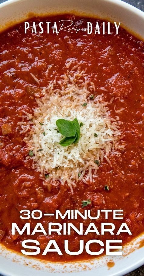 Homemade Marinara Sauce Recipe - Pasta Recipes Daily Quick Homemade Marinara Sauce, Homemade Arrabiata Sauce, Best Marinara Sauce Homemade, Diy Marinara Sauce, Marinara Pasta Recipes, Home Made Marinara Sauce, Spaghetti Sauce From Scratch, Homemade Vodka Sauce, Arrabiata Sauce