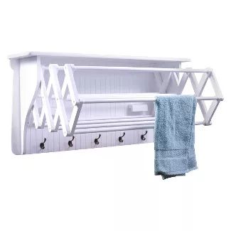 Shop for wall organizer with hooks online at Target. Free shipping on orders of $35+ and save 5% every day with your Target RedCard. Laundry Room Renovation, Drying Rack Laundry, Laundry Room Remodel, Laundry Room Inspiration, Laundry Room Diy, Laundry Room Storage, Room Renovation, Clothes Drying Racks, Laundry Room Makeover