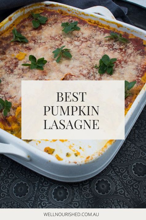 Best Pumpkin Lasagne Pumpkin Lasagne, Layered Pasta, Lasagne Recipes, Leafy Green Salads, Cheese Pumpkin, Cauliflower Cheese, Best Pumpkin, Healthy Pastas, Gluten Free Pasta