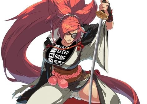 Baiken Guilty Gear Fanart, Baiken Guilty Gear, The Guilty, Guilty Gear, Retro Games, Random Memes, Retro Gaming, Art Style, Anime Art