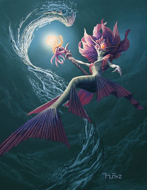 https://www.artstation.com/artwork/14Oo1q Sirens, Deep Sea, Detailed Image, Monster High, Follow Me, Mermaid, Digital Art, Deviantart, Pure Products