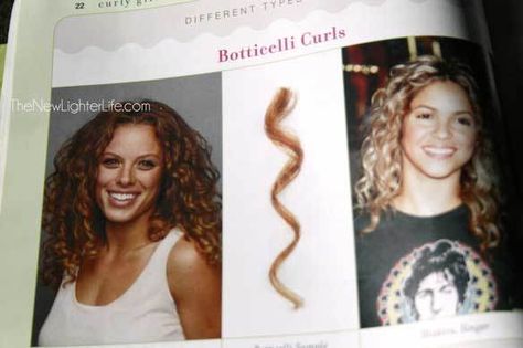 Botticelli curls Botticelli Curls, Care For Curly Hair, Different Curls, No Poo, Hair Help, Hair Nails, Curly Hair Care, Beauty Stuff, Curly Hair Tips