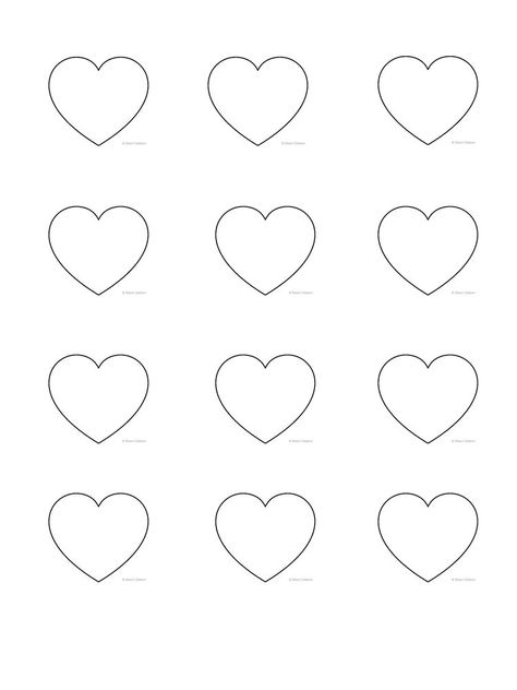 Heart Macaron Template, Macaron Shapes Templates, Heart Shape Template, Macaroon Template, Heart Shapes Template, Royal Icing Templates, Rodjendanske Torte, Shape Worksheets For Preschool, Macaron Template