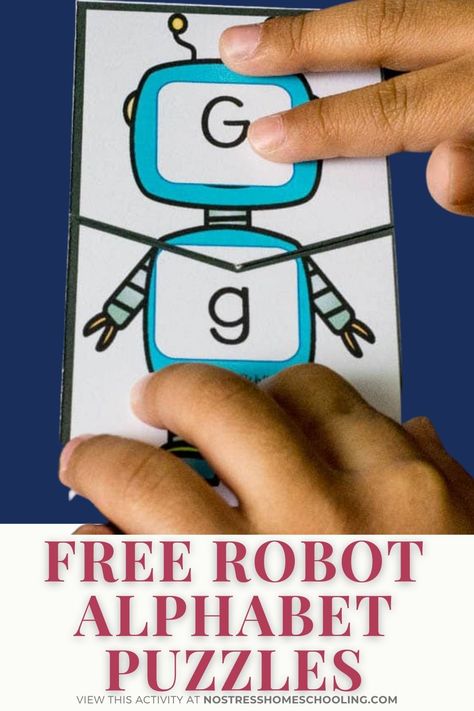 Robot Theme Preschool Activities, Preschool Robot Activities, Robot Activities Preschool, Preschool Letter Recognition, Robot Activities, Robot Crafts, Preschool Alphabet Activities, Robots Preschool, Preschool Curriculum Themes