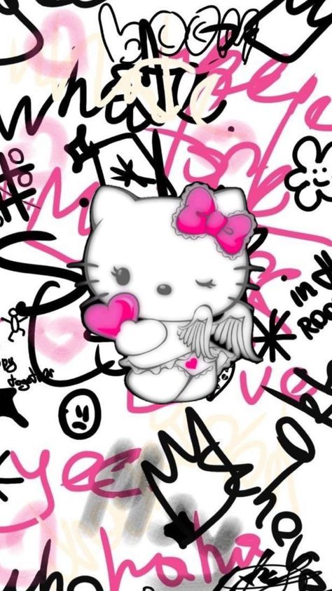 Pink Hello Kitty Wallpaper Iphone, Pretty Wallpaper Ipad, Hello Kitty Wallpaper Hd, Pink Wallpaper Hello Kitty, Trippy Iphone Wallpaper, Walpaper Hello Kitty, Whatsapp Wallpaper Cute, Retro Wallpaper Iphone, Scary Wallpaper