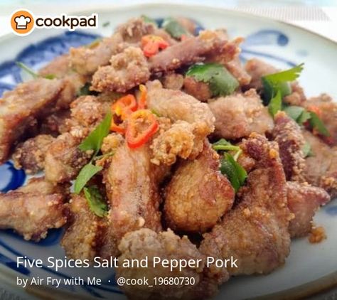 Salt And Pepper Pork Recipe, Salt And Pepper Pork Chops, Salt And Pepper Ribs, Salt And Pepper Pork, Pepper Pork Chops, Pepper Pork, Chinese Spices, Asian Pork, Curd Recipe