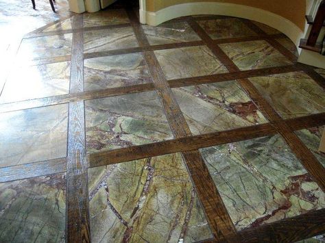 Rainforest Rainforest Granite, Green Marble Bathroom, Verde Marble, Red Cabinets, Tiny House Stairs, Dining Room Floor, Green Granite, Stone Floor, Marble Flooring