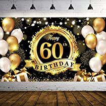 Check this out on Amazon 70th Birthday Banner, Black Gold Birthday, Adult Birthday Decorations, Happy 70th Birthday, 70th Birthday Decorations, Birthday Banner Template, Garland Birthday, 60th Birthday Decorations, Black And Gold Balloons