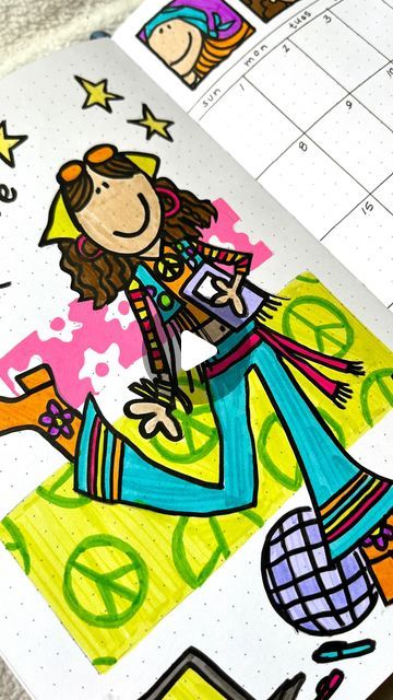 groovy gracie 🌈🪩 on Instagram: "How to draw yourself as a groovy chick! 💖 tag me in your drawings! #sketchbook #bulletjournal #groovychick @bangonthedoorofficial #sketchbookideas #artideas #drawingtutorial #arttutorial" How To Draw Yourself, Draw Yourself, Groovy Chick, Draw Your, Drawing Tutorial, Art Tutorials, To Draw, Sketch Book, Bullet Journal