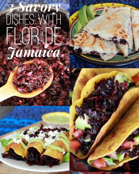 Savory Hibiscus Recipes, Jamaica Recipes, Hibiscus Recipe, Jamaica Food, Vegan Meat, Veggie Snacks, Meatless Main Dishes, Savory Dishes, Unprocessed Food