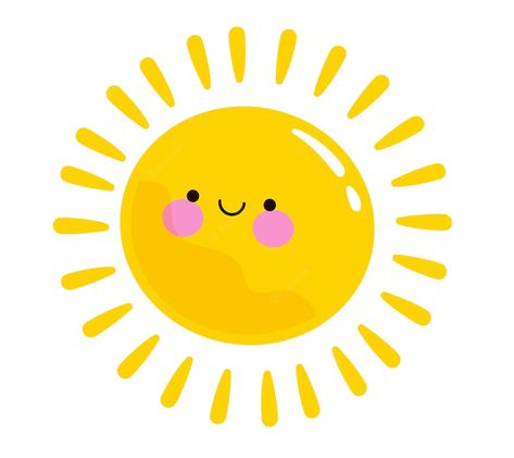 Sun Animation, Sun Cartoon, Postcards Inspiration, Sun Drawing, Cartoon Smile, Cartoon Sun, Smiling Sun, Sun Illustration, Sunshine Birthday