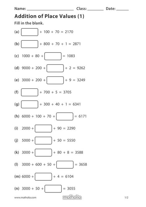 4 Grade Math Worksheets, 4 Grade Math, Basic Math Worksheets, Grade 5 Math Worksheets, Mental Maths Worksheets, Mental Maths, Math Fact Worksheets, 5th Grade Worksheets, Math Addition Worksheets