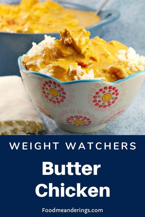 Healthy Butter Chicken Recipe, Healthy Butter Chicken, Weight Watchers Blue Plan, Weight Watchers Canada, Healthy Butter, Jasmine Rice Recipes, Ww Blue Plan, Recipes For Beef, Weight Watchers Recipes With Points