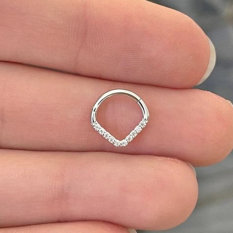 Gold Septum Piercing, Nose Septum Ring, Gold Septum, Daith Earring, Nose Septum, Nose Rings Studs, Earring Piercing, Septum Nose, Daith Earrings