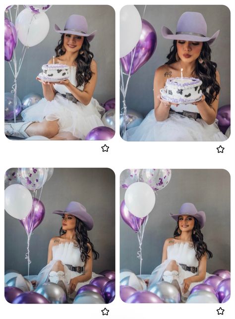 - add picture of cake Vaquera Photoshoot, Western Birthday Photoshoot, Homecoming Jeans Ideas, 30th Birthday Party For Her, Rustic Quinceanera, Outfit Vaquero, Cowgirl Photoshoot, Rodeo Birthday Parties, Quinceanera Photoshoot