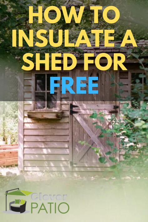 INSULATE A SHED FOR FREE Insulated She Shed, Insulating Shed Walls, Cheap Insulation Ideas Diy Shed, Simple Shed Ideas, Diy Insulation Cheap, Storage Shed To She Shed, Insulated Shed Backyard Studio, Shed Workshop Layout, Diy Insulation Ideas