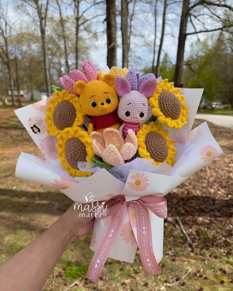 Instagram • Direct Crochet Bouquet, Instagram Direct, Crochet Inspo, March 27, Crochet Gifts, Crochet Crafts, Crochet Flowers, Crochet Amigurumi, Flowers Bouquet