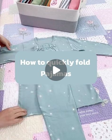 Folding Pajamas, Laundry Diy, Konmari Folding, March 1, March 1st, Follow For More, Diy Clothes, Pajama Set, Pajamas