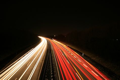 Long Exposure Car Photography, Light Trail Photography, Light Background Design, Trail Photography, Long Exposure Photography, Light Trails, Exposure Photography, Long Lights, Fantasy Places